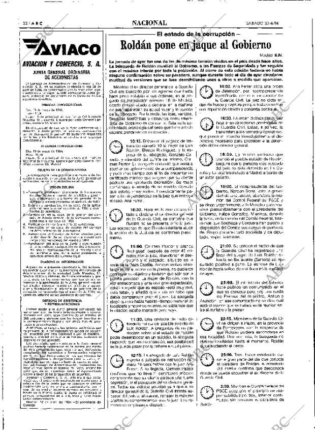 ABC MADRID 30-04-1994 página 22