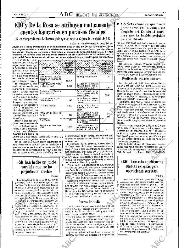 ABC MADRID 30-04-1994 página 40