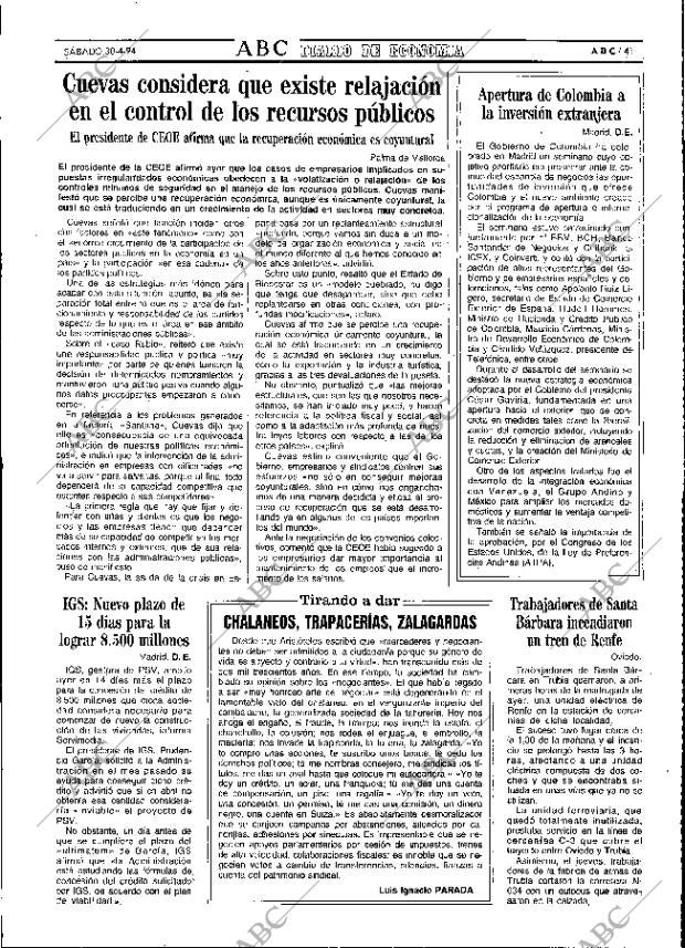 ABC MADRID 30-04-1994 página 41