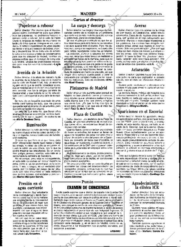 ABC MADRID 30-04-1994 página 58