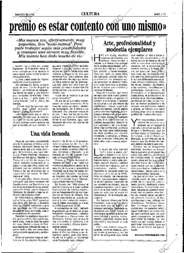 ABC MADRID 30-04-1994 página 71