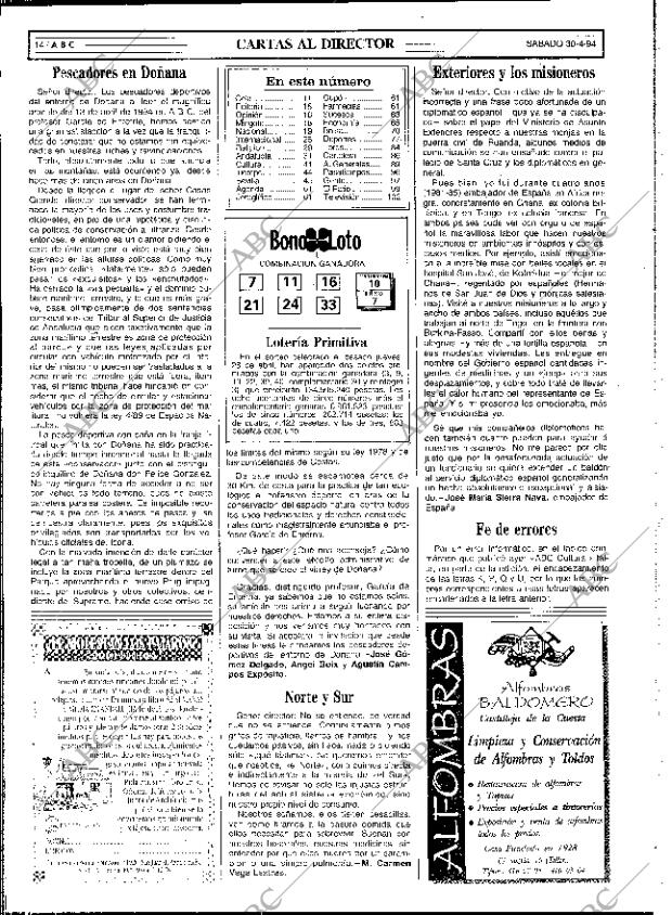 ABC SEVILLA 30-04-1994 página 14