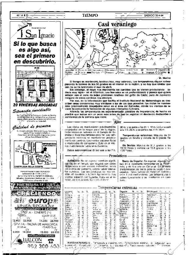 ABC SEVILLA 30-04-1994 página 44