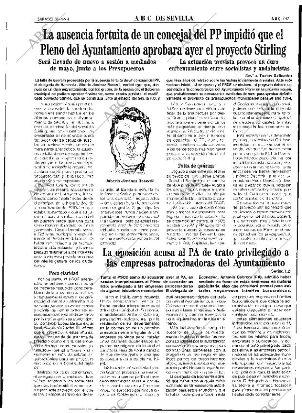 ABC SEVILLA 30-04-1994 página 47