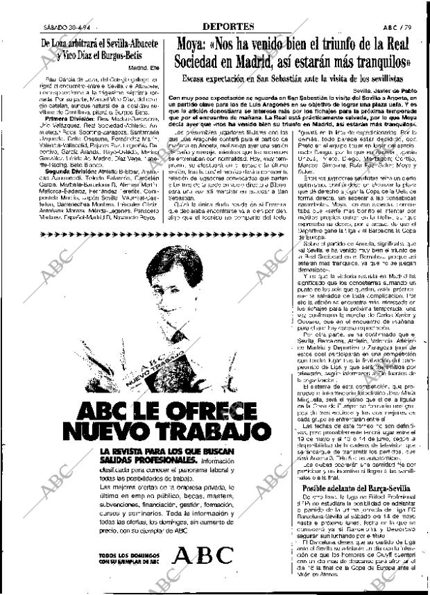ABC SEVILLA 30-04-1994 página 79