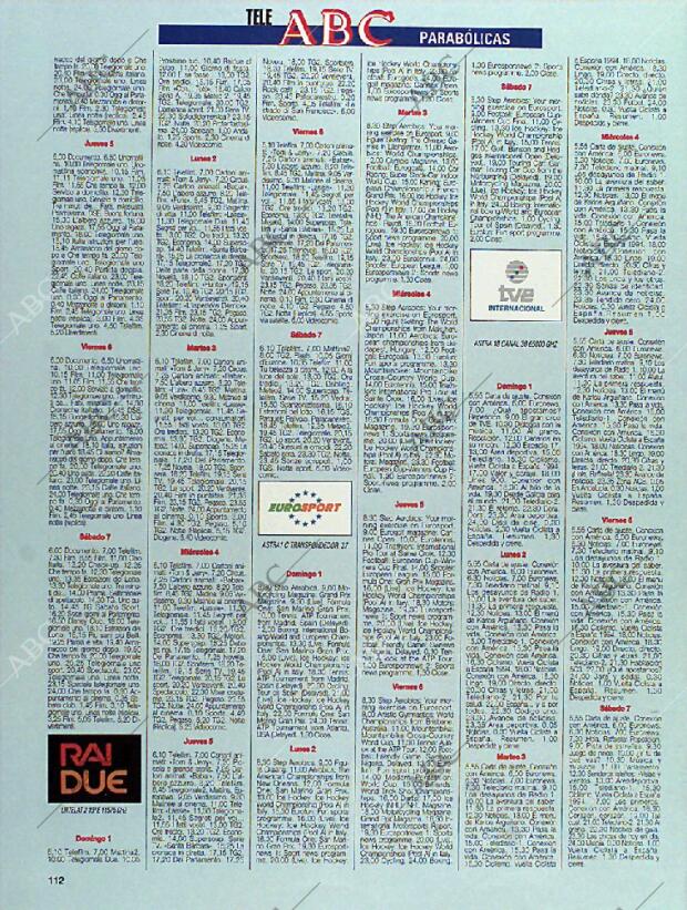 BLANCO Y NEGRO MADRID 01-05-1994 página 112