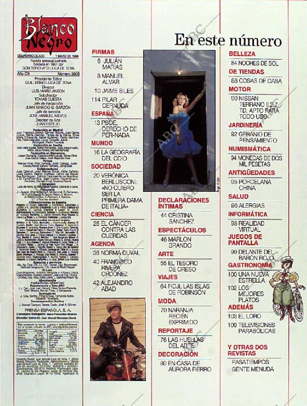 BLANCO Y NEGRO MADRID 01-05-1994 página 3