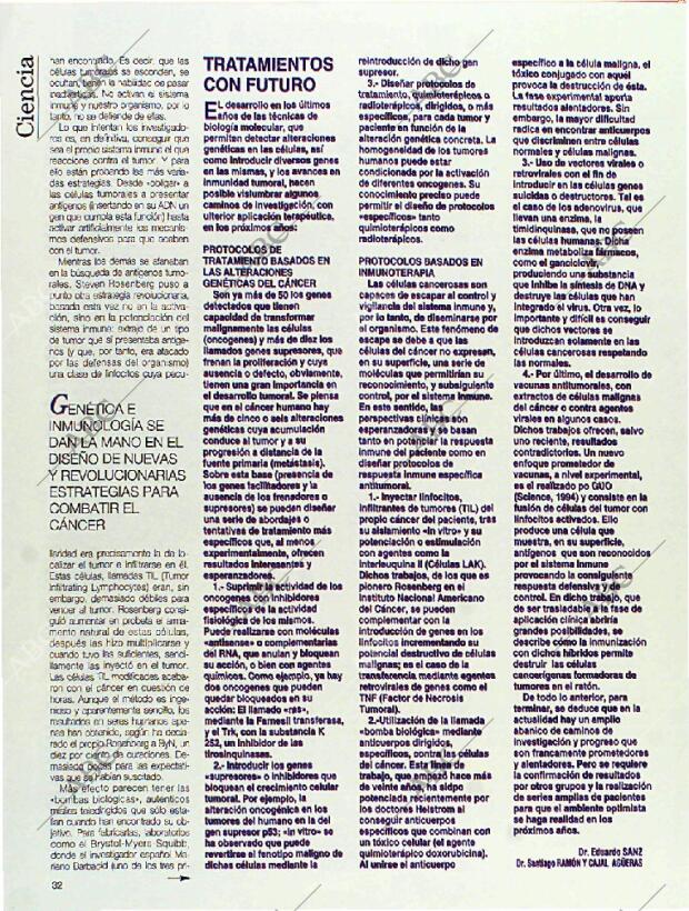 BLANCO Y NEGRO MADRID 01-05-1994 página 32