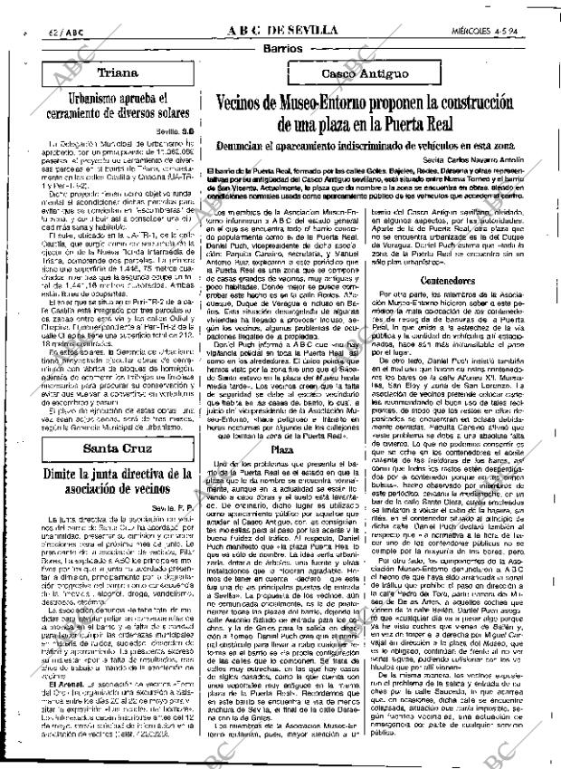 ABC SEVILLA 04-05-1994 página 62