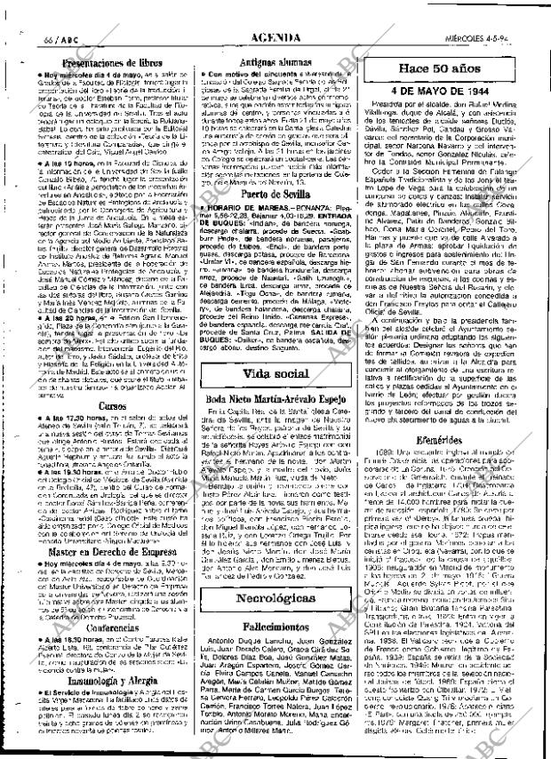 ABC SEVILLA 04-05-1994 página 66