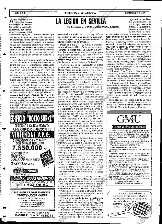 ABC SEVILLA 04-05-1994 página 84