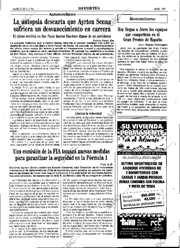 ABC SEVILLA 04-05-1994 página 89