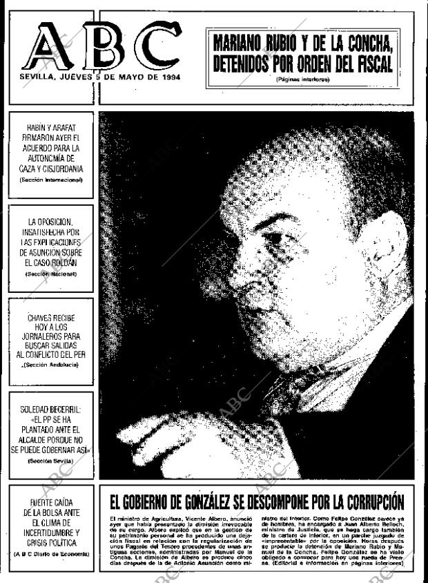 ABC SEVILLA 05-05-1994 página 1