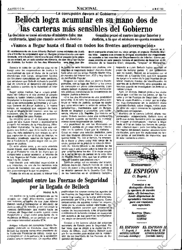 ABC SEVILLA 05-05-1994 página 23