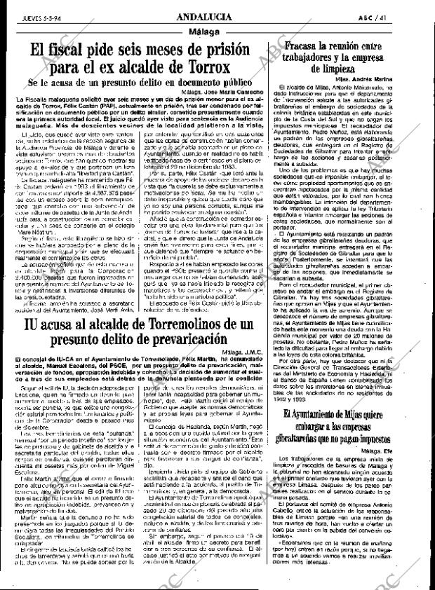 ABC SEVILLA 05-05-1994 página 41