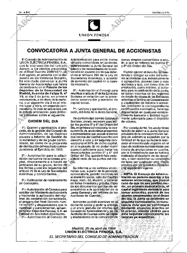 ABC MADRID 06-05-1994 página 34