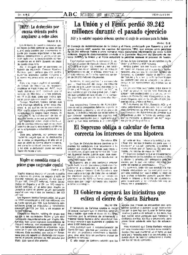 ABC MADRID 06-05-1994 página 54