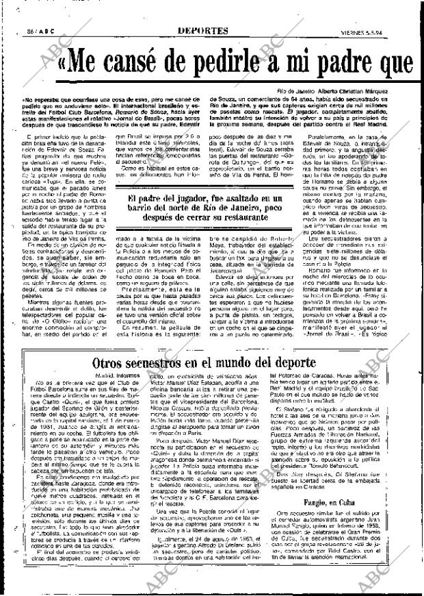 ABC MADRID 06-05-1994 página 86