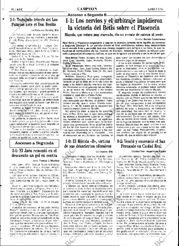 ABC SEVILLA 09-05-1994 página 90