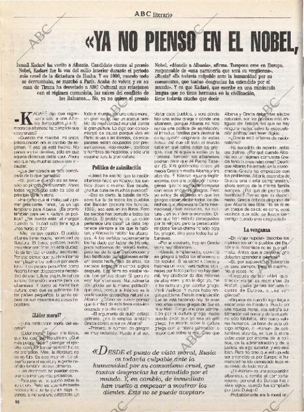 CULTURAL MADRID 13-05-1994 página 16