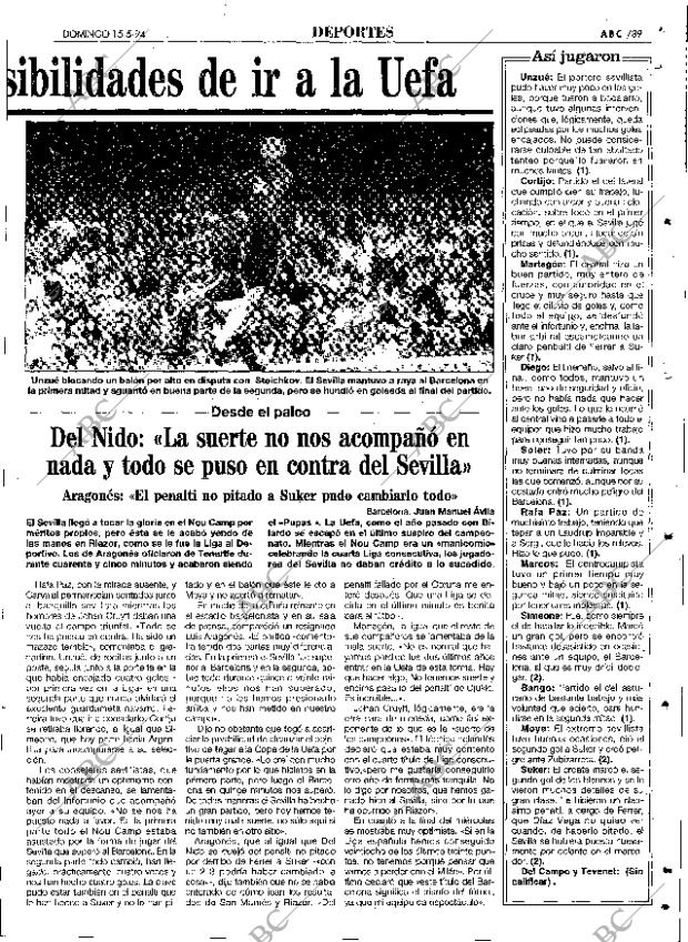 ABC SEVILLA 15-05-1994 página 89