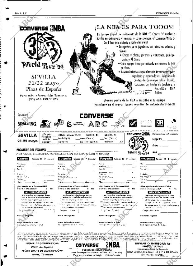 ABC SEVILLA 15-05-1994 página 96