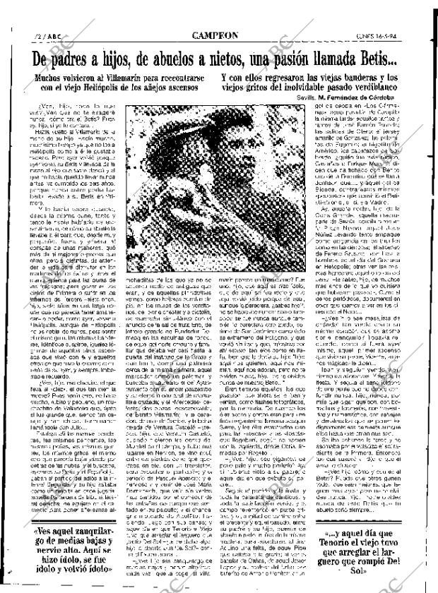 ABC SEVILLA 16-05-1994 página 72