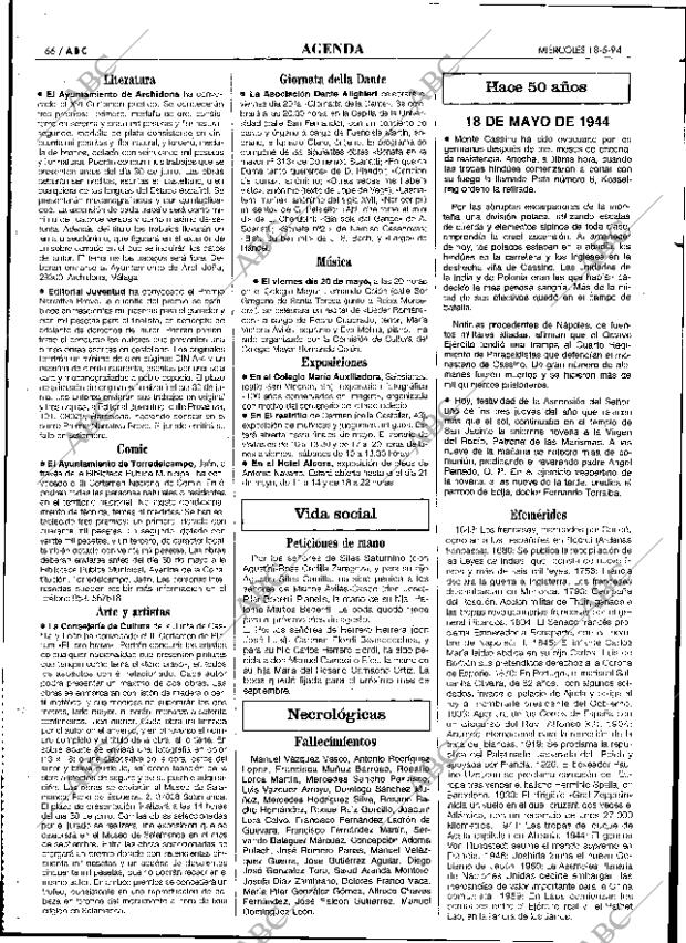 ABC SEVILLA 18-05-1994 página 66
