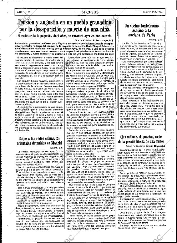 ABC MADRID 19-05-1994 página 76