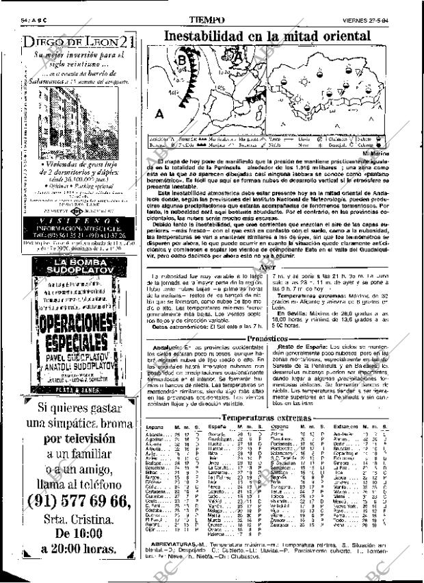 ABC SEVILLA 27-05-1994 página 54