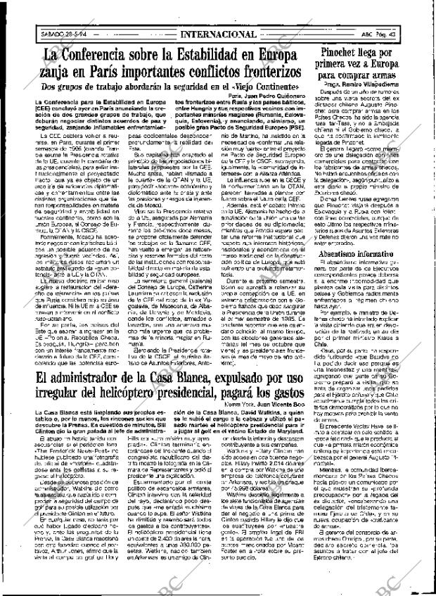 ABC MADRID 28-05-1994 página 43