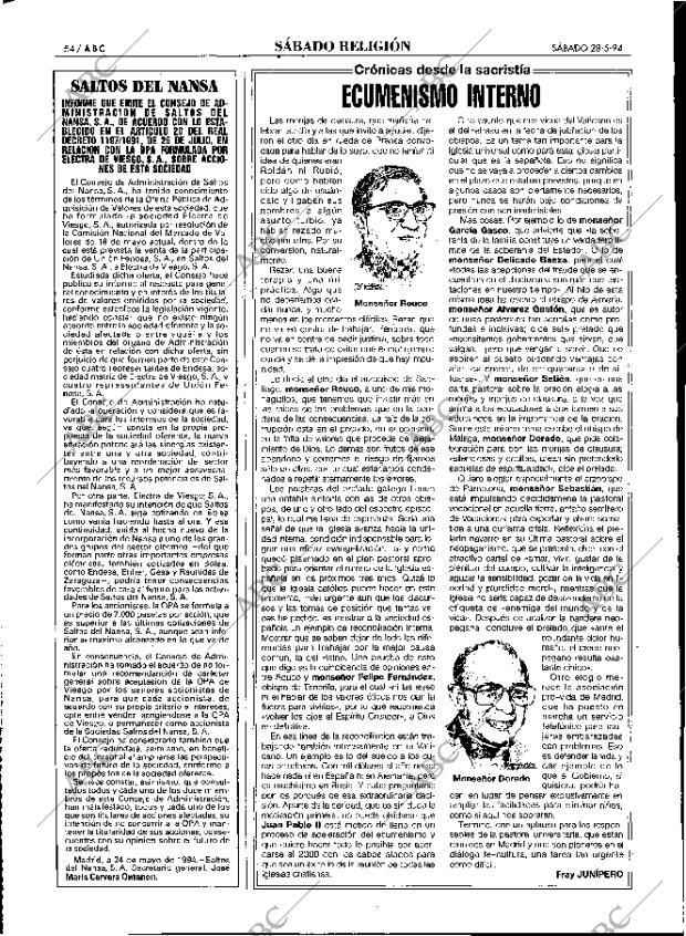 ABC MADRID 28-05-1994 página 54