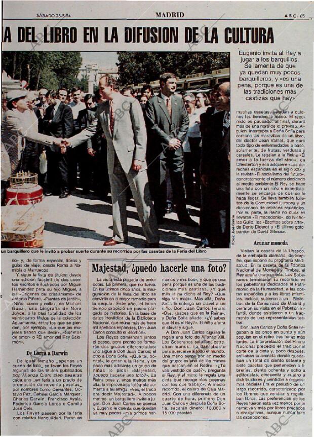 ABC MADRID 28-05-1994 página 65