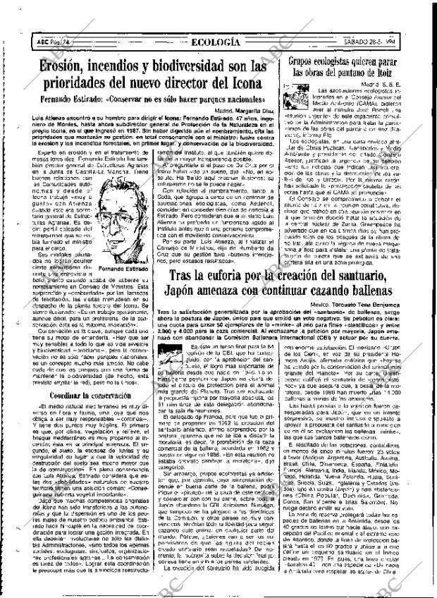 ABC MADRID 28-05-1994 página 74