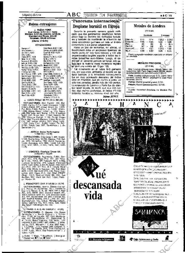 ABC MADRID 28-05-1994 página 85