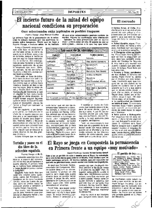 ABC MADRID 28-05-1994 página 87