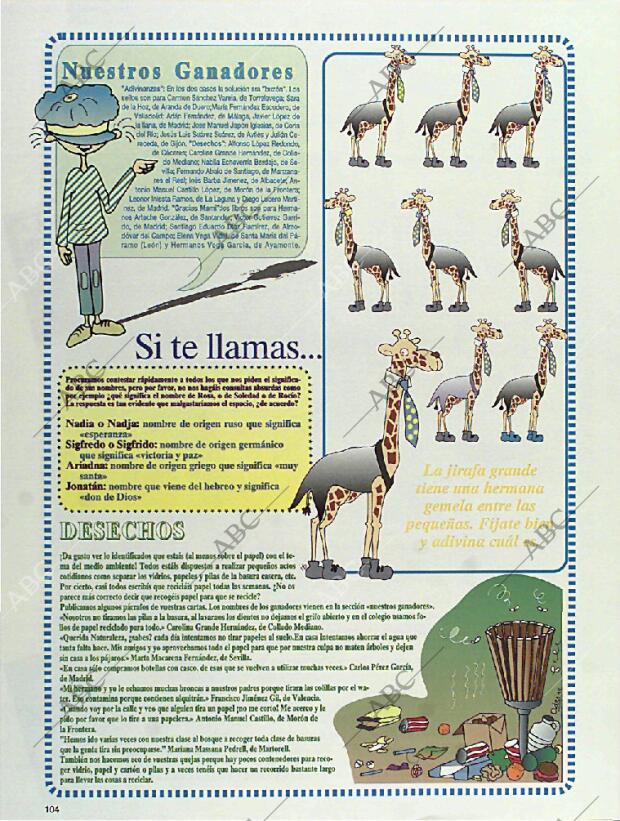 BLANCO Y NEGRO MADRID 29-05-1994 página 104