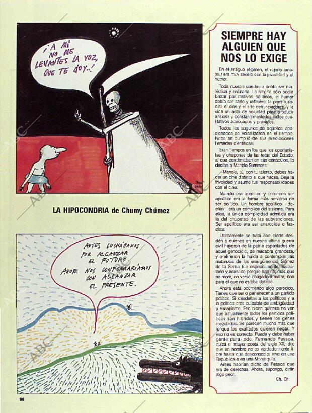 BLANCO Y NEGRO MADRID 29-05-1994 página 98