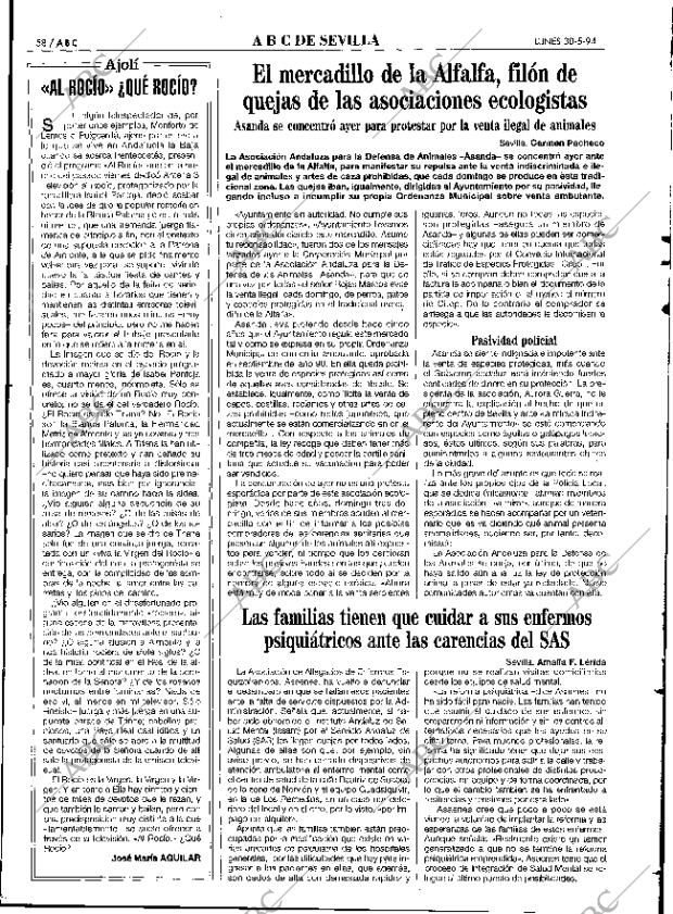ABC SEVILLA 30-05-1994 página 58