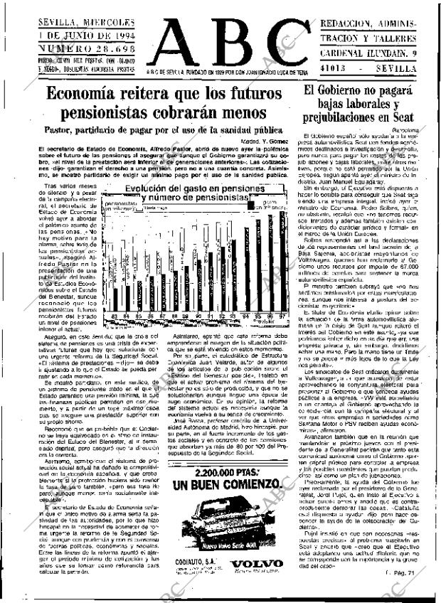 ABC SEVILLA 01-06-1994 página 13