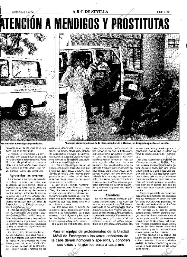 ABC SEVILLA 01-06-1994 página 57