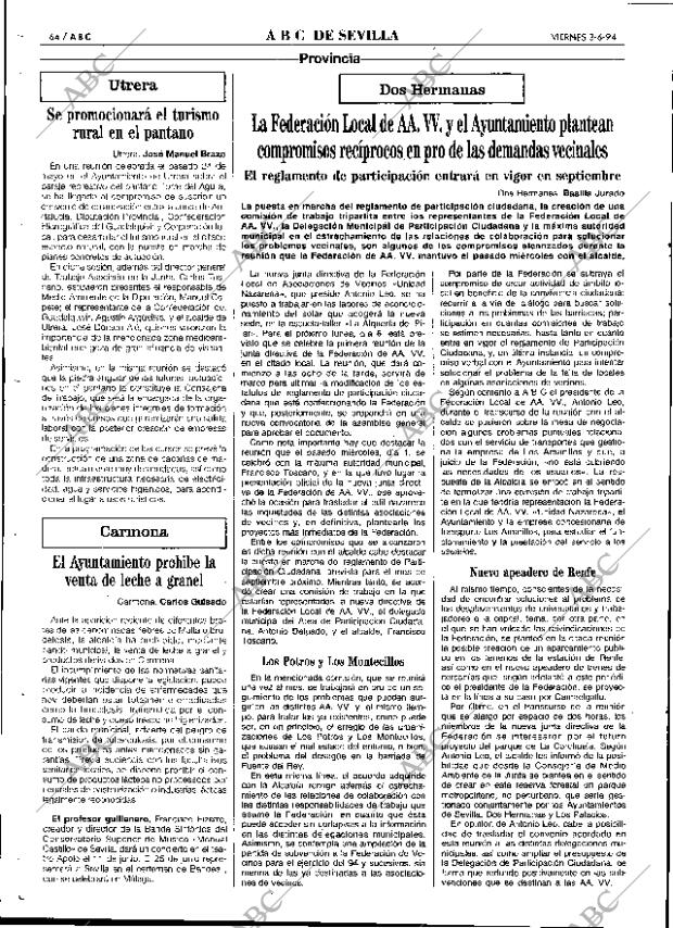 ABC SEVILLA 03-06-1994 página 64