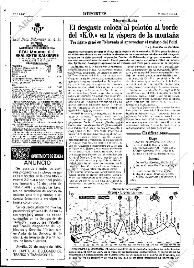 ABC SEVILLA 03-06-1994 página 82