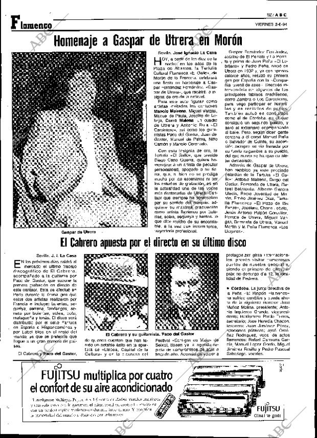 ABC SEVILLA 03-06-1994 página 92