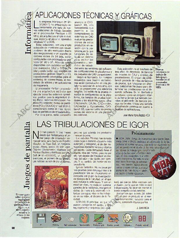 BLANCO Y NEGRO MADRID 05-06-1994 página 98