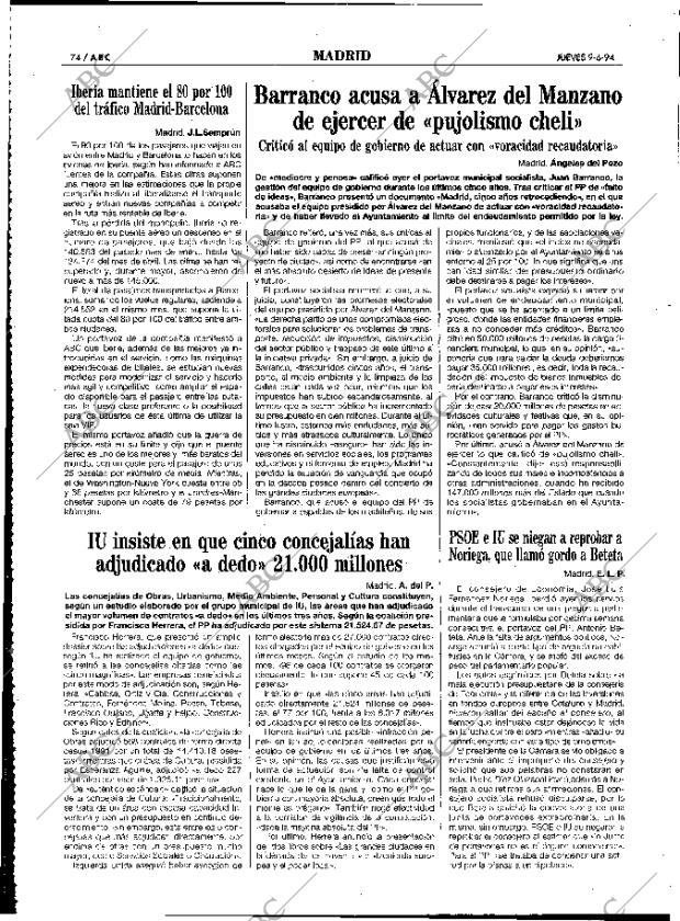 ABC MADRID 09-06-1994 página 74
