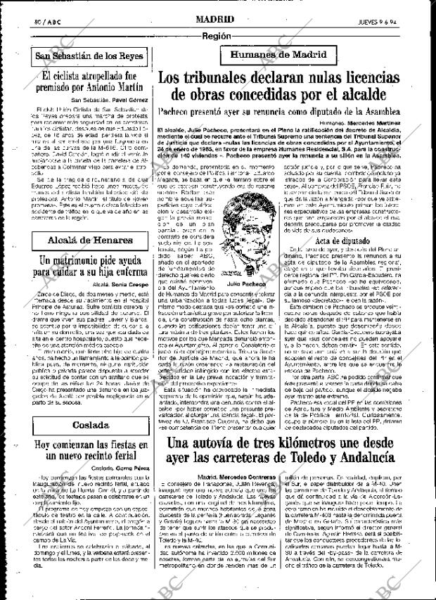 ABC MADRID 09-06-1994 página 80