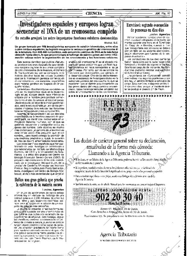 ABC MADRID 09-06-1994 página 87