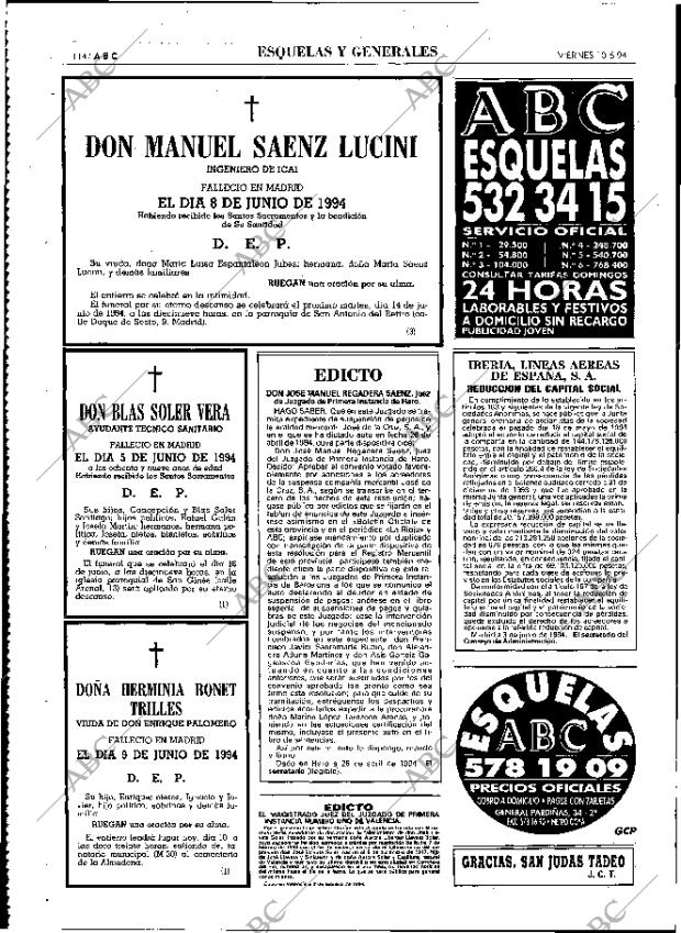 ABC MADRID 10-06-1994 página 114