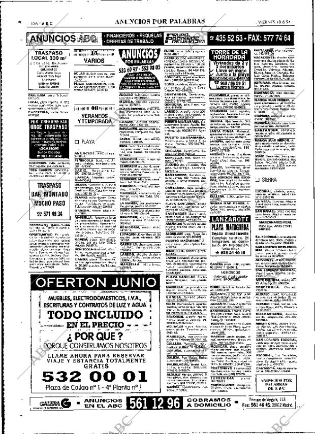 ABC MADRID 10-06-1994 página 126